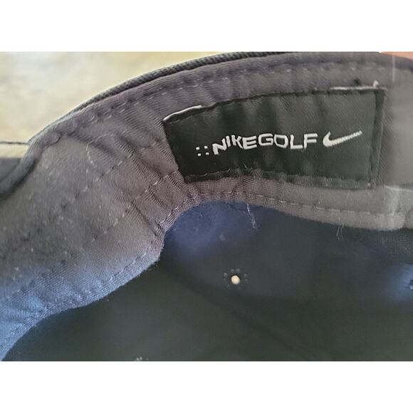 Nike Golf Hat Adult Size Adjustable Cap One Size Fits All Mens Strapback Black - Picture 7 of 9